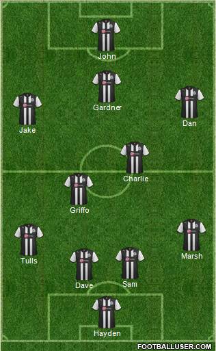 Newcastle United Formation 2012