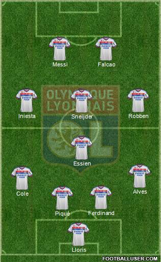 Olympique Lyonnais Formation 2012