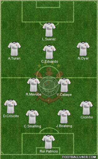 SC Corinthians Paulista Formation 2012