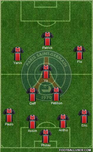 Paris Saint-Germain Formation 2012