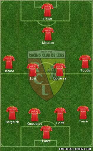 Racing Club de Lens Formation 2012