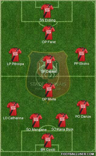 Stade Rennais Football Club Formation 2012