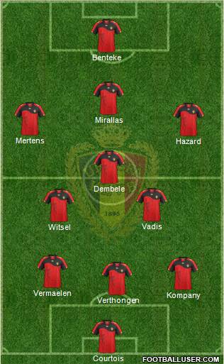 Belgium Formation 2012