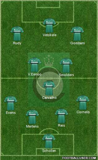 KSV Cercle Brugge Formation 2012