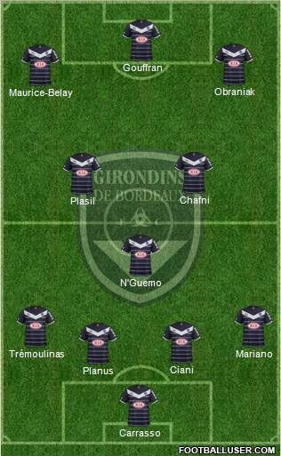 FC Girondins de Bordeaux Formation 2012