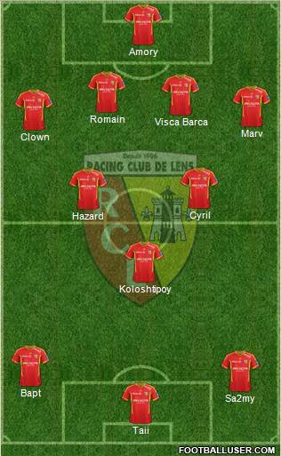 Racing Club de Lens Formation 2012