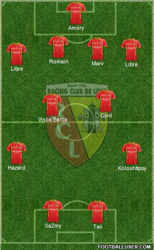Racing Club de Lens Formation 2012