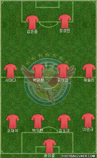 Seongnam Ilhwa Chunma Formation 2012
