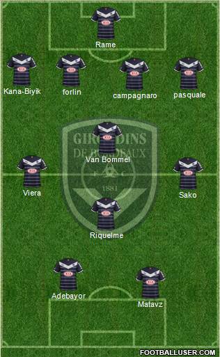 FC Girondins de Bordeaux Formation 2012