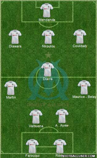 Olympique de Marseille Formation 2012