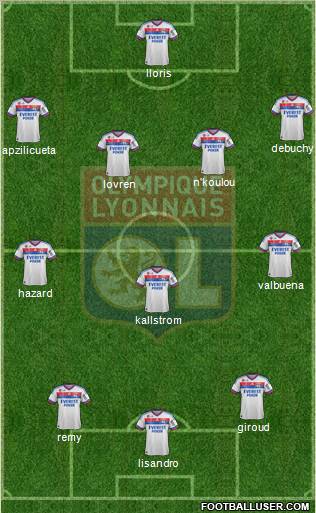 Olympique Lyonnais Formation 2012