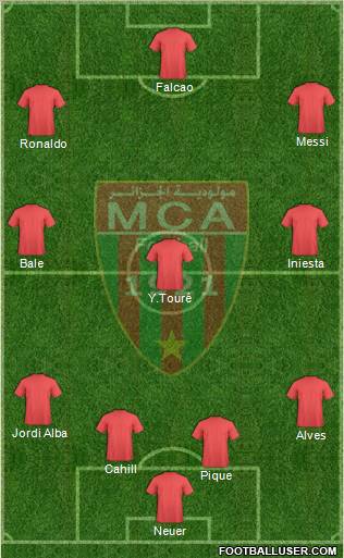 Mouloudia Club d'Alger Formation 2012