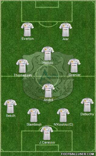 Amiens Sporting Club Football Formation 2012
