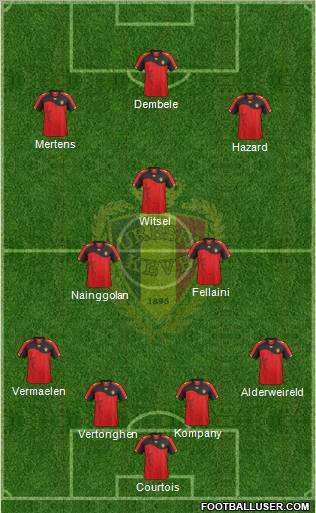 Belgium Formation 2012