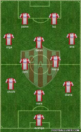 Unión de Santa Fe Formation 2012