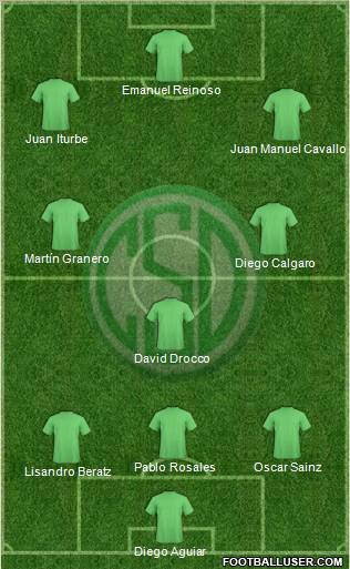 Sportivo Desamparados Formation 2012