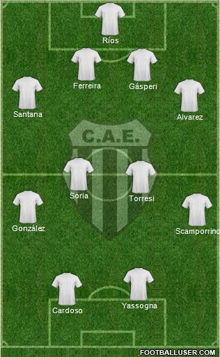 Estudiantes de Buenos Aires Formation 2012