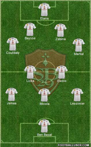 Stade Brestois 29 Formation 2012