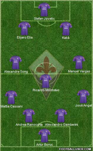 Fiorentina Formation 2012