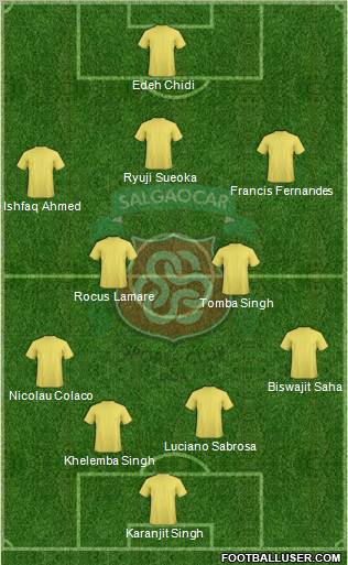 Salgaocar Sports Club Formation 2012