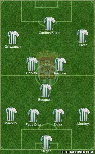 Córdoba C.F., S.A.D. Formation 2012