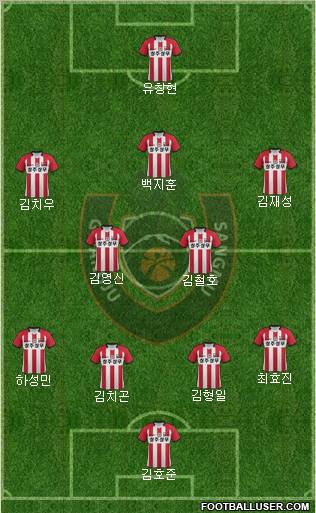 Gwangju Sangmu Bulsajo Formation 2012