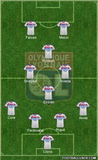 Olympique Lyonnais Formation 2012