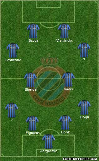 Club Brugge KV Formation 2012