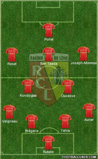 Racing Club de Lens Formation 2012