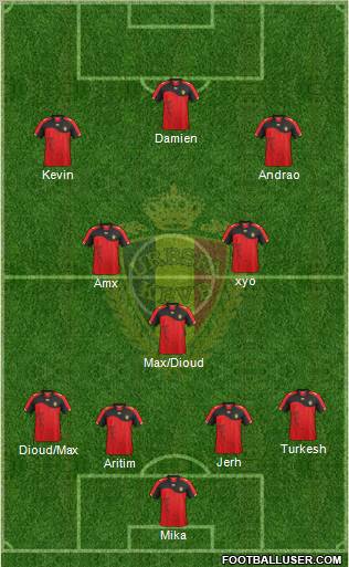 Belgium Formation 2012