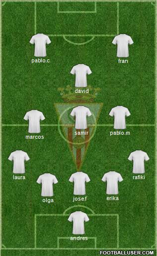 Algeciras C.F. football formation