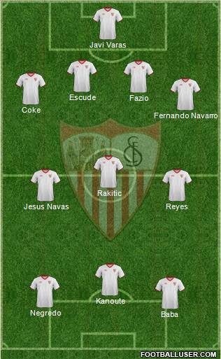 Sevilla F.C., S.A.D. Formation 2012