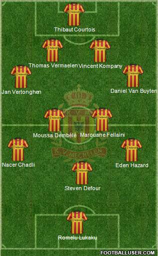 Yellow Red KV Mechelen Formation 2012