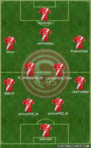 Fortuna Düsseldorf football formation