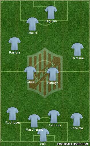 9 de Julio Formation 2012