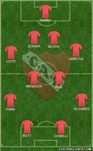 Independiente Formation 2012