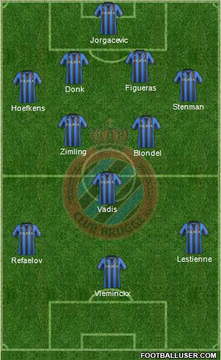 Club Brugge KV Formation 2012