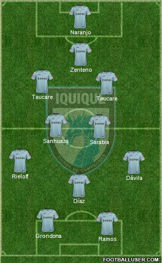 CD Municipal Iquique S.A.D.P. Formation 2012