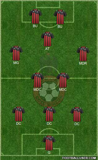 OGC Nice Côte d'Azur Formation 2012