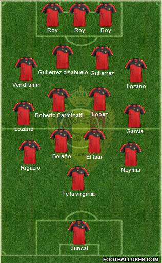 Belgium Formation 2012