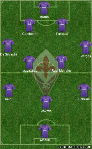 Fiorentina Formation 2012