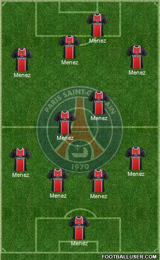 Paris Saint-Germain Formation 2012