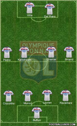 Olympique Lyonnais Formation 2012