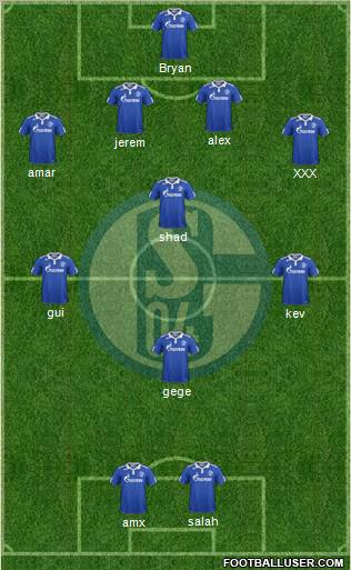 FC Schalke 04 Formation 2012