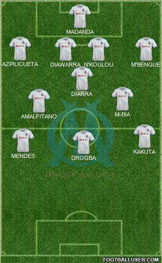 Olympique de Marseille Formation 2012