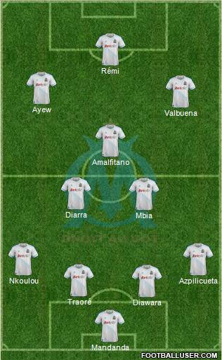 Olympique de Marseille Formation 2012