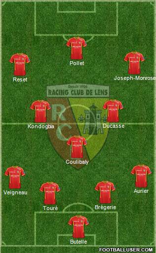 Racing Club de Lens Formation 2012