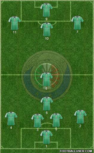 CD Audax Italiano de La Florida S.A.D.P. Formation 2012