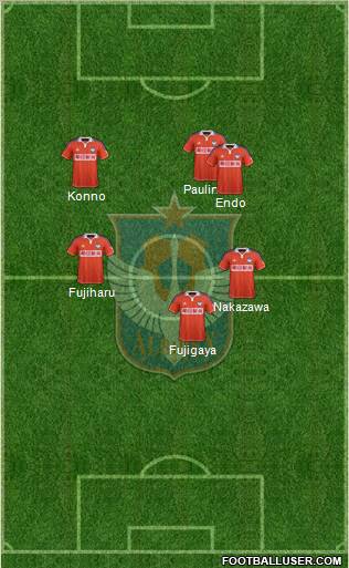 Albirex Niigata Formation 2012