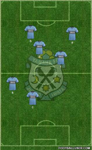 Jubilo Iwata Formation 2012